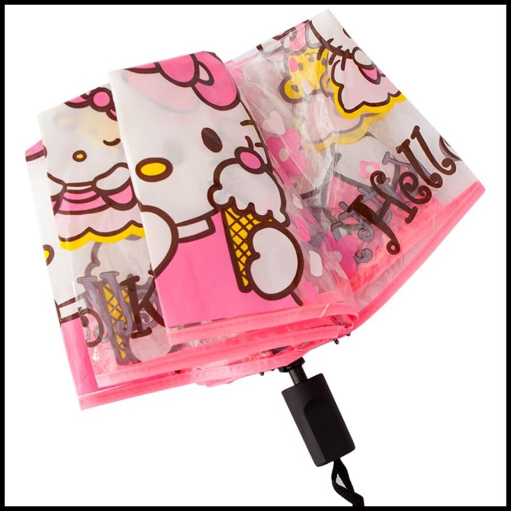 Clear Automatic Umbrella Compact Portable Travel … - image 1